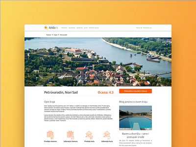 Web Design for 4Zida.rs profile real estate web design