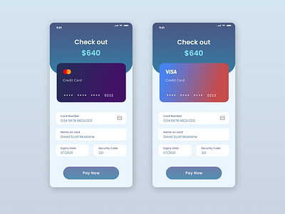 Credit Card Check Out | Daily UI 002 @daily ui checkout page credit card creditcard dailyui design figmadesign uidesign ux