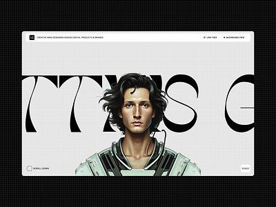Matthisgarnier.xyz Portfolio Hero Section ai branding branding concept hero section illustration portfolio ui