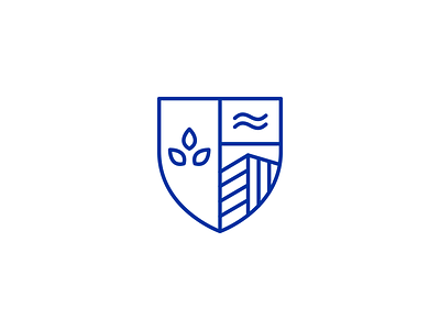 Real estate shield logotype brand branding coat of arms design graphic design heraldry identity logo shield