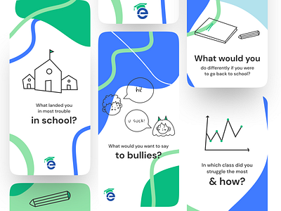 learning app: digital postings concept