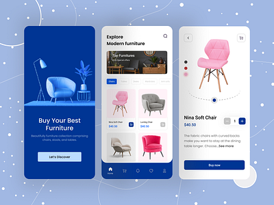 Furniture Shop Mobile Apps by Mahmudul Hasan on Dribbble