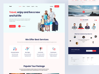 Travel Agency Website design