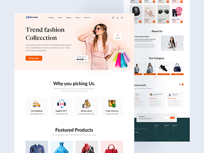 Fashion E-commerce Landing Page