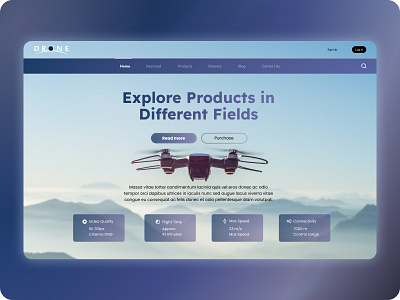 Drone Landing Page