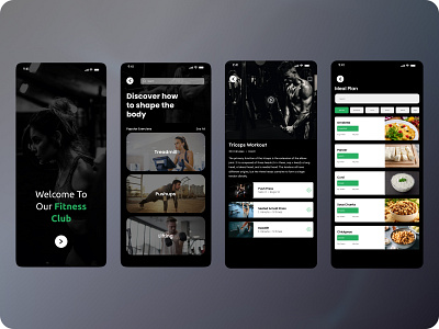 Fitness App UI