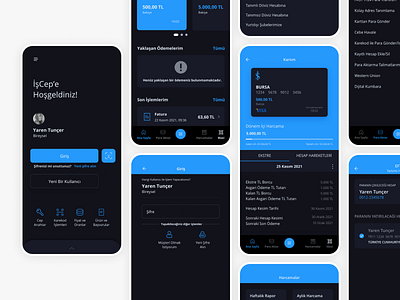 İş Bank Mobile App Redesign | Steps app design mobile ui ux