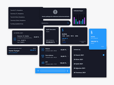 İş Bank Mobile App Redesign | Components