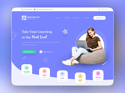 Education Website UI