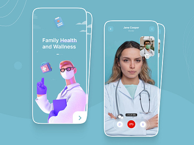 Doctor App | Find your doctor app branding design illustration logo ui ui designer ui desinger ux web