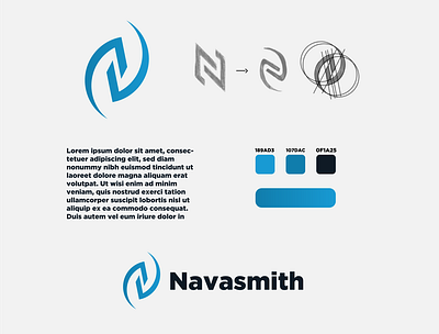 Navasmith-Personal Branding branding design graphic design icon lettermark logo logo design