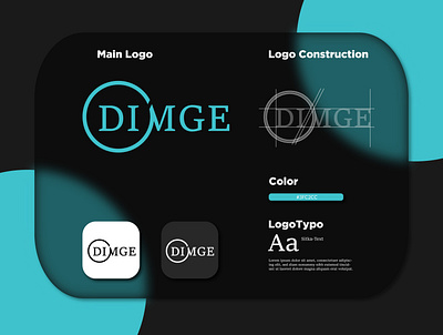 DIMGE branding design graphic design lettermark logo logo design logo to buy monogram logo wordmark