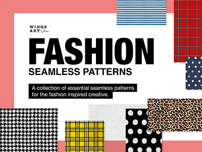 Essential Fashion Patterns for Illustrator - FREE!