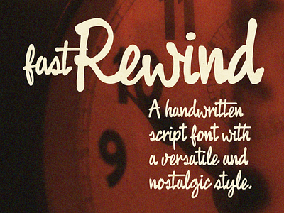A Handwritten Brush Script Font Inspired by 1950s Design