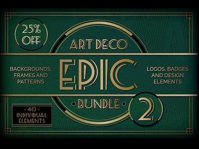 Save 25% Off Art Deco Graphics Bundle