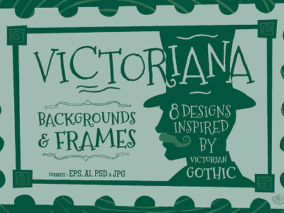 Victorian Gothic design gothic poster template victorian