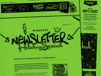 The Wingsart Newsletter: Holiday Special!
