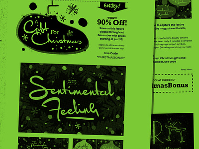 90% OFF Christmas Fonts!