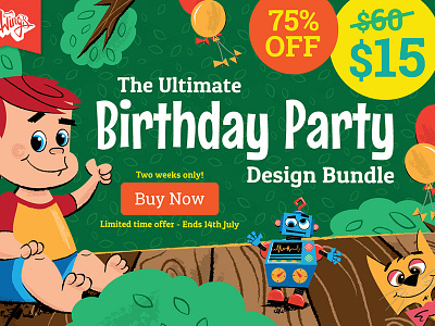 Party Graphics Bundle - Get an Amazing %75 off!!! deal design bundle download graphics party save