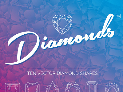 Diamonds Shapes by wingsart.net christmas diamonds shape valentines wedding wingsart winter