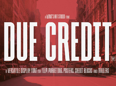 Due Credit: The Film Designer's Font credit block film poster fonts lettering movie poster movies title sequences type wingsart