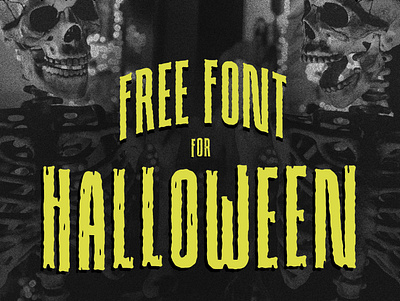 Free Halloween Font! design tools fonts halloween horror letterning type typography