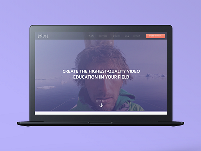 Edios Media ui ux website