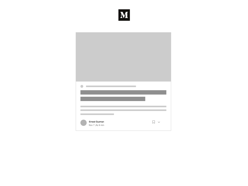 UI Challenge : Adding an article in a collection features medium mediumdotcom ui ux