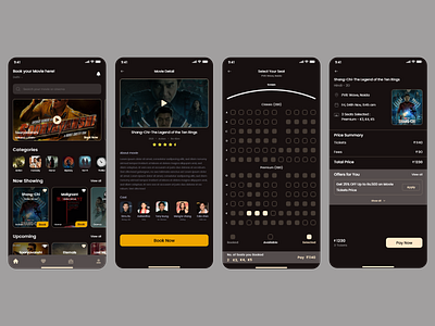 Movie Booking App UI