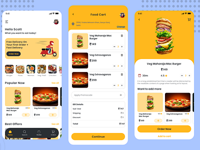 Food Order App UI