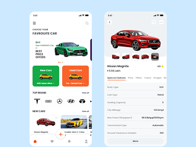 Cars Mobile App UI