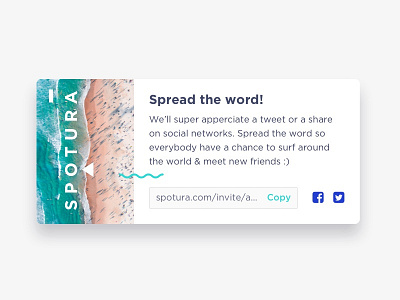 Spotura - Surf anywhere design logo social surf typography