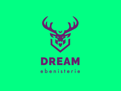 🦌 🦌 Branding : Ebenisterie Dream 🦌 🦌 branding cerf deer design icon illustration logo mobile design sketch ui web design