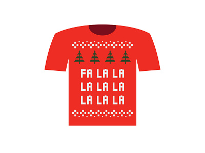 Faux Christmas Sweater T-Shirt card christmas holiday shirt