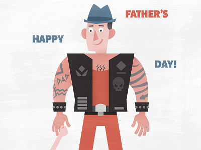 Father's Day—Jumble 2 fedora tattoos vest