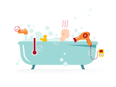 Burn Prevention—in the Bathroom bath tub heat safety water