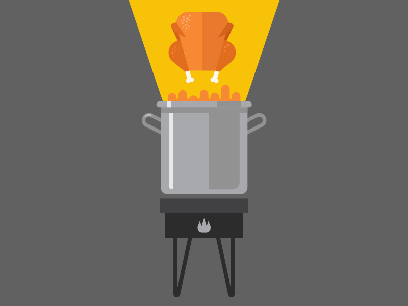 Deep-Fry Your Turkey food holiday health safety fryer turkey