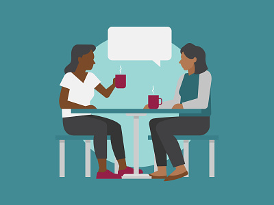 Talking Over Coffee coffee health mugs table talking tea university of utah utah vector women
