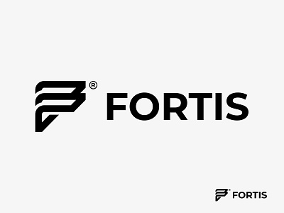 FORTIS LOGO brand design branding creative f f logo flat icon icons identity illustration letter f logo logo design logo designer logotype mark minimalist monogram unique vector