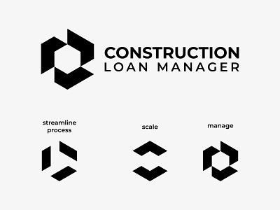 Construction Loan Manager branding design icon identity illustration logo logomaker logotype mark monogram symbol typography vector