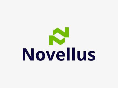 Novellus branding design identity illustration letter logo letter n logo logo designer logo maker logotype mark monogram n logo symbol typography vector