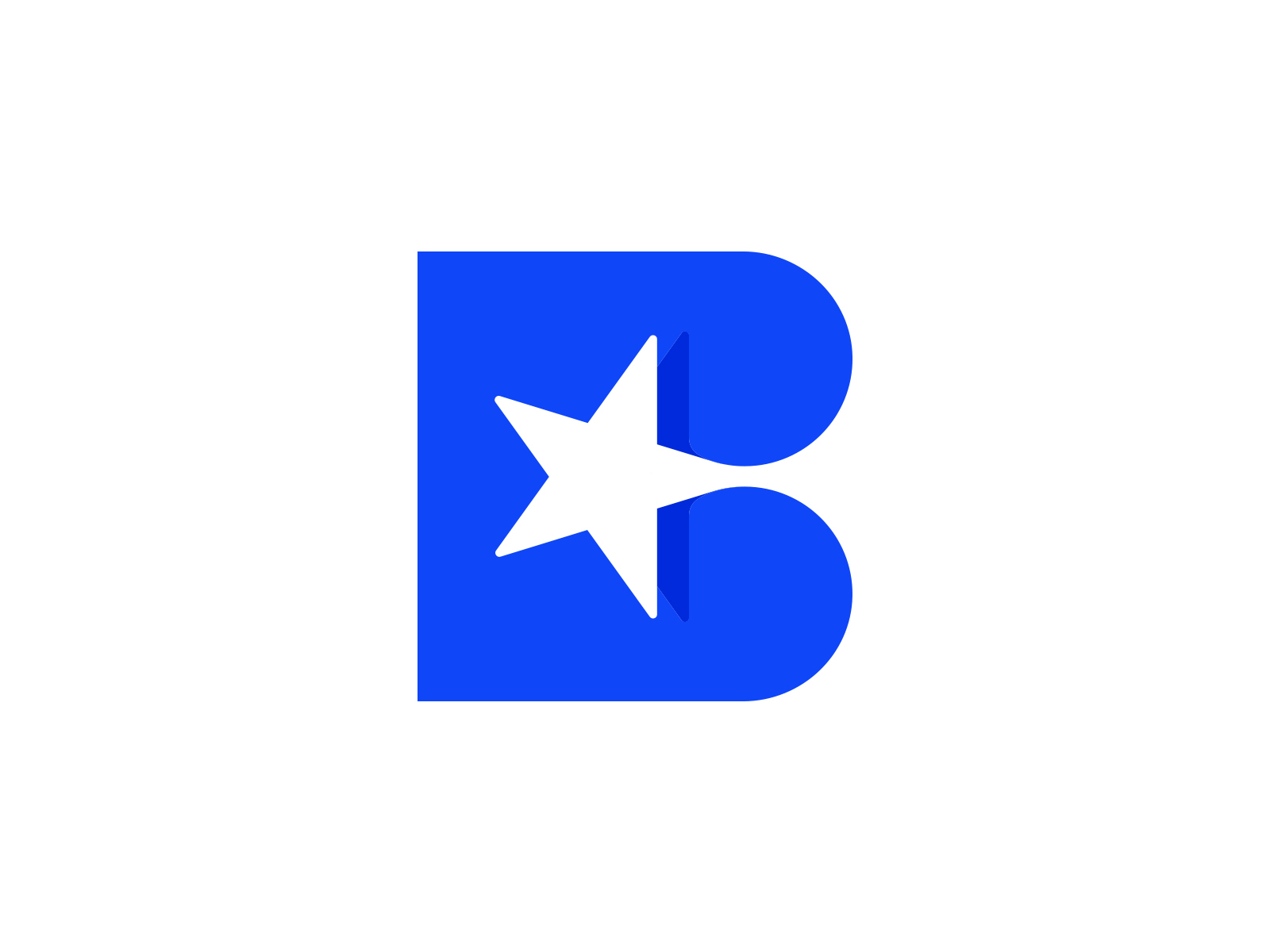 Letter B + Star By Md Rabiul Alam On Dribbble