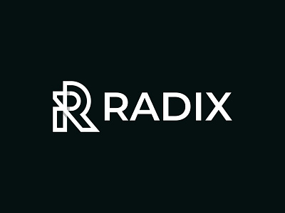 Radix brand branding concept futuristic gradient icon illustration letter r logo logo design logomark logotype mark minimalist monogram simple startup symbol typography vector