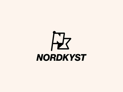 Nordkyst brand branding brandmark clean color design identity letter letter k letter n letter nk logo logo design logo designer logo mark logos logotype mark monogram symbol