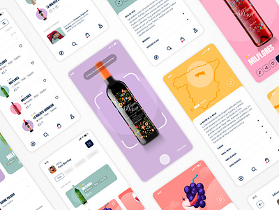 Wineity App figma mobile scan ui ux wine