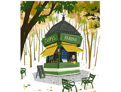 Crepes et Panini art bookillustration books children childrenbooks design illustration painting paris printing