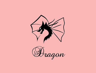 Dragon animal art brand design fashion flat handdrawntype logo minimal modern vector