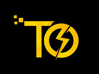 GOLDEN TOS LOGO ai brand business logo elevator golden logo latter mark minimalist substation group tos transport company