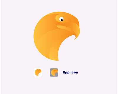 Bird minimal app icon 3d animal app icon aye casy bird brand identity branding design egol gold graphic design handdrawntype illustration logo minimal modern vector