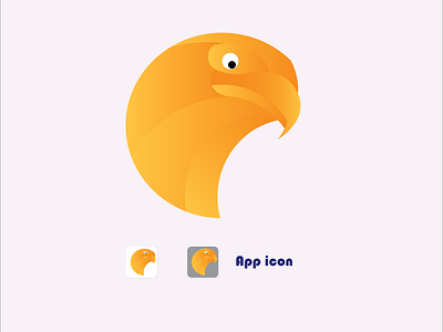 Bird minimal app icon 3d animal app icon aye casy bird brand identity branding design egol gold graphic design handdrawntype illustration logo minimal modern vector